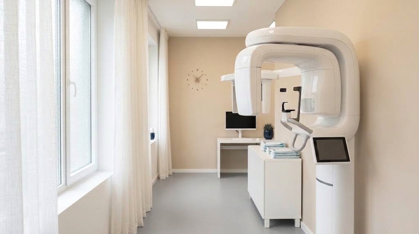 3D dantų rentgeno aparatas Belodenta klinikoje